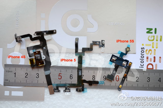 Leaked Parts Reveal Gold Colored SIM Card Tray and Buttons for iPhone 5S? [Photos]