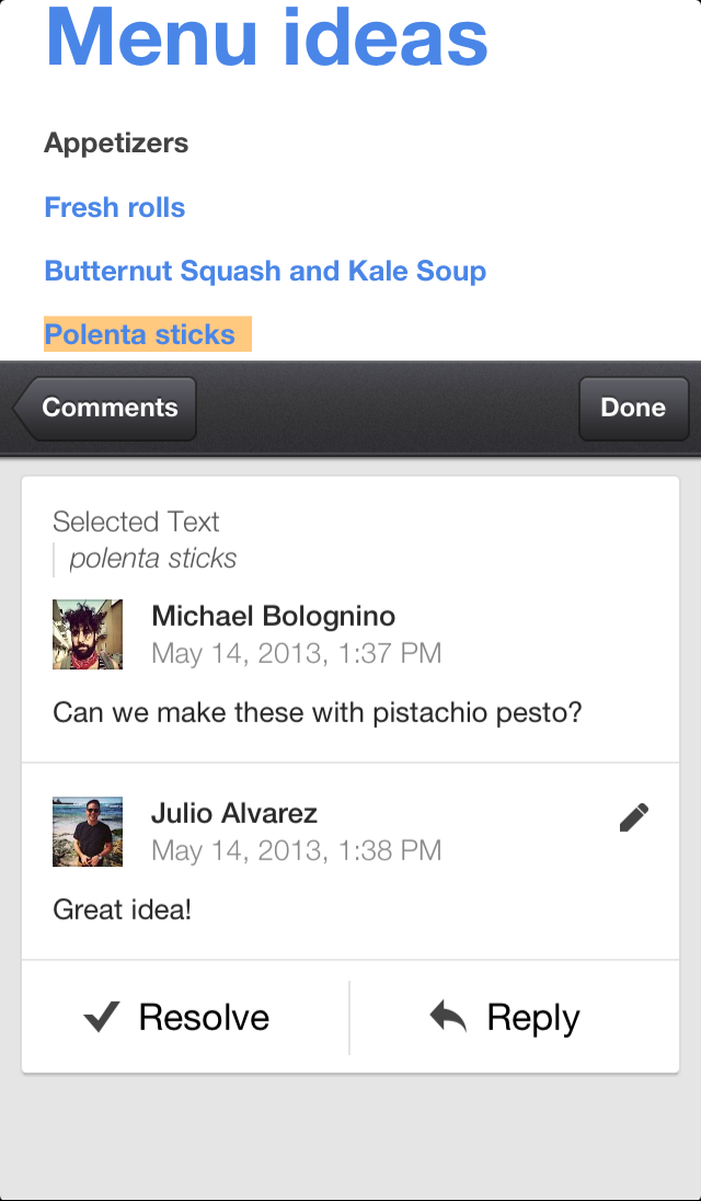 Google Drive App Now Lets You Swipe Through Images, Comment on Google Docs
