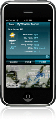 MyWeather Announced MyWeather Mobile 1.3