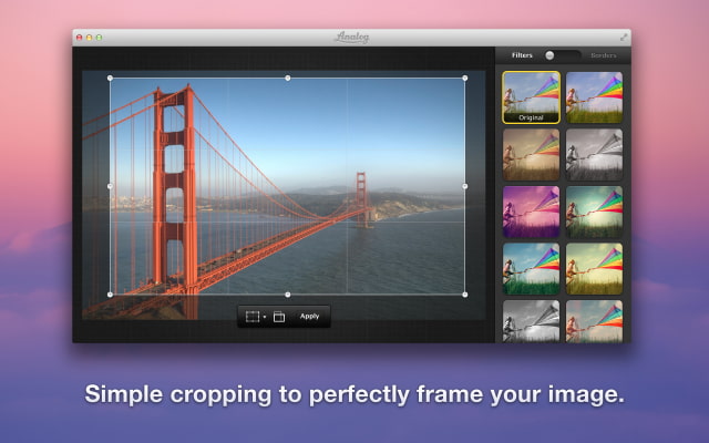 Analog for OS X Adds Filters From Analog Camera App, Goes On Sale for 50% Off