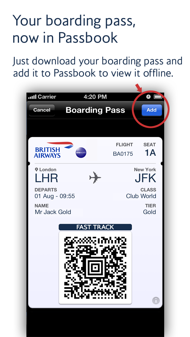 British Airways App Gets Passbook Support