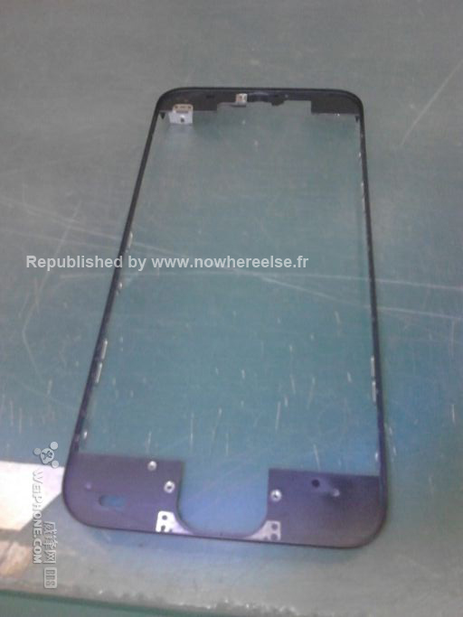 Leaked Photos Show iPhone 5S Frame on the Assembly Line?