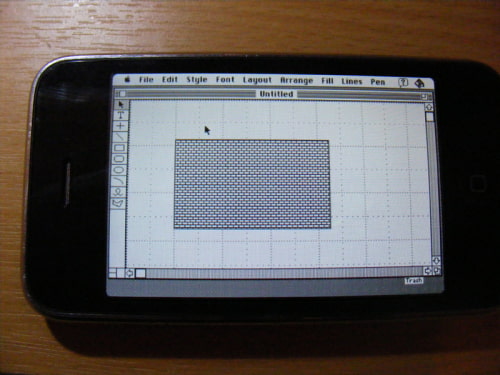 Mac OS 7 Running on the iPhone