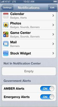 AT&amp;T Announces Wireless Emergency Alerts for iPhone 5, 4S Users