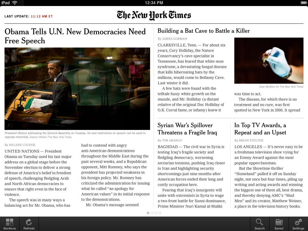 New York Times Apps Will Limit Nonsubscribers to 3 Articles Per Day Starting June 27th