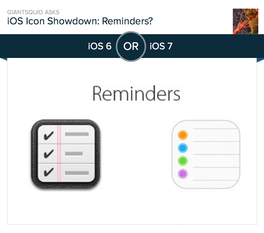 Poll Finds That Most Users Prefer the New iOS 7 Icons