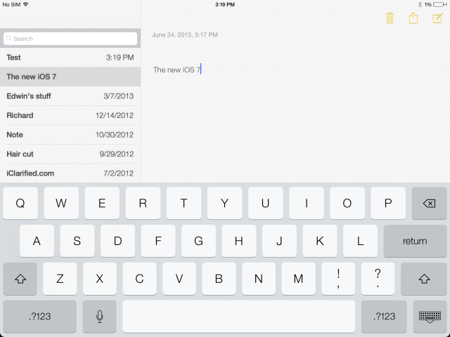 This is What iOS 7 Looks Like on the iPad [Images]