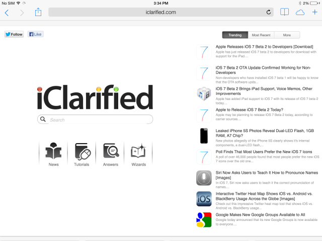 This is What iOS 7 Looks Like on the iPad [Images]