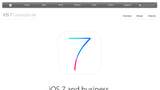 Apple Highlights iOS 7 Features for Business
