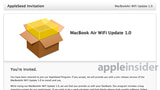 Apple Seeds 'MacBook Air WiFi Update 1.0' for Testing