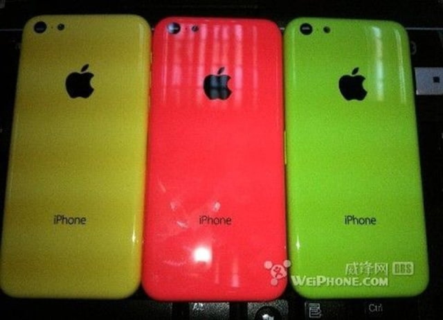 Leaked Photo Reveals Yellow, Red, and Green Shells for the Low Cost iPhone?