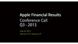 Apple Announces Third Quarter Conference Call
