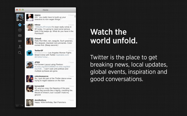 Twitter for Mac Updated With Interactions, Direct Message Sync and More