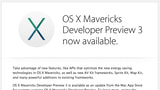 Apple Releases OS X Mavericks Developer Preview 3