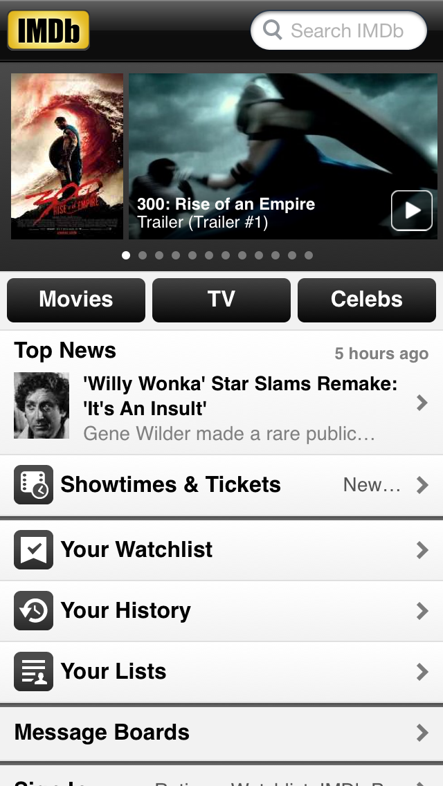 IMDb App Gets Numerous Updates Including the Ability to Purchase Movie Tickets