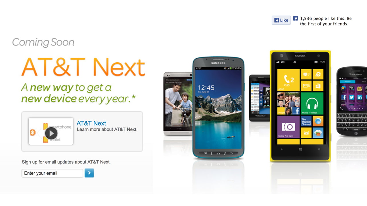 AT&T Announces 'AT&T Next' Smartphone or Tablet Upgrade Program ...