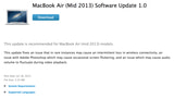 Apple Releases Software Update for the New MacBook Air