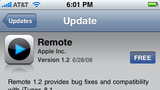 Apple Updates Remote to Version 1.2
