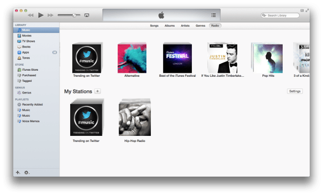 Apple Releases iTunes 11.1 Beta 1 With iTunes Radio to Developers