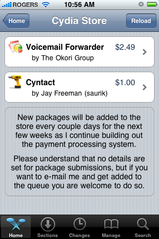 Cydia Store Får Sin Andre iPhone Applikasjon
