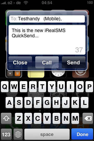 iRealQuickSMS Enables Quick Reply for Stock SMS
