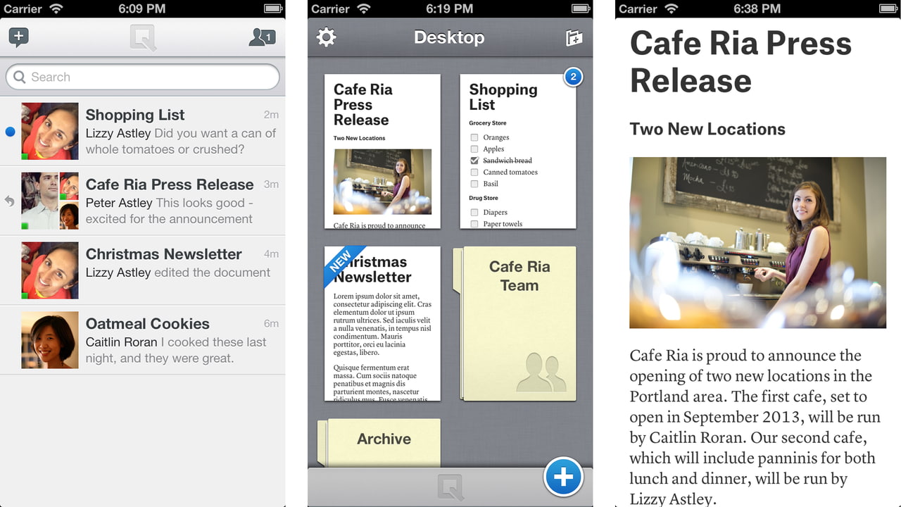Former Facebook CTO and Google App Engine Founder Release Quip for iOS ...