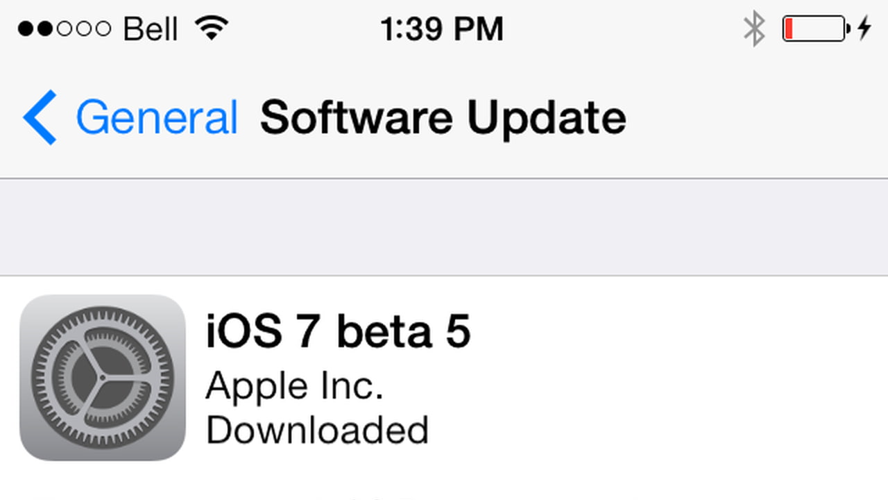 iOS 7 Beta 5 Software Update is Safe for Non-Developers - iClarified