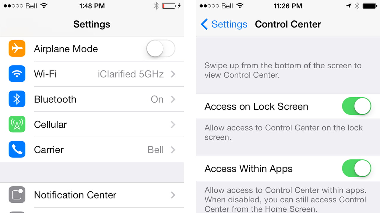Extensive List of What's New in iOS 7 Beta 5 [Images] - iClarified