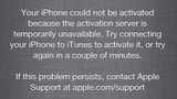 Apple iPhone Activation Servers Experiencing Issues Again