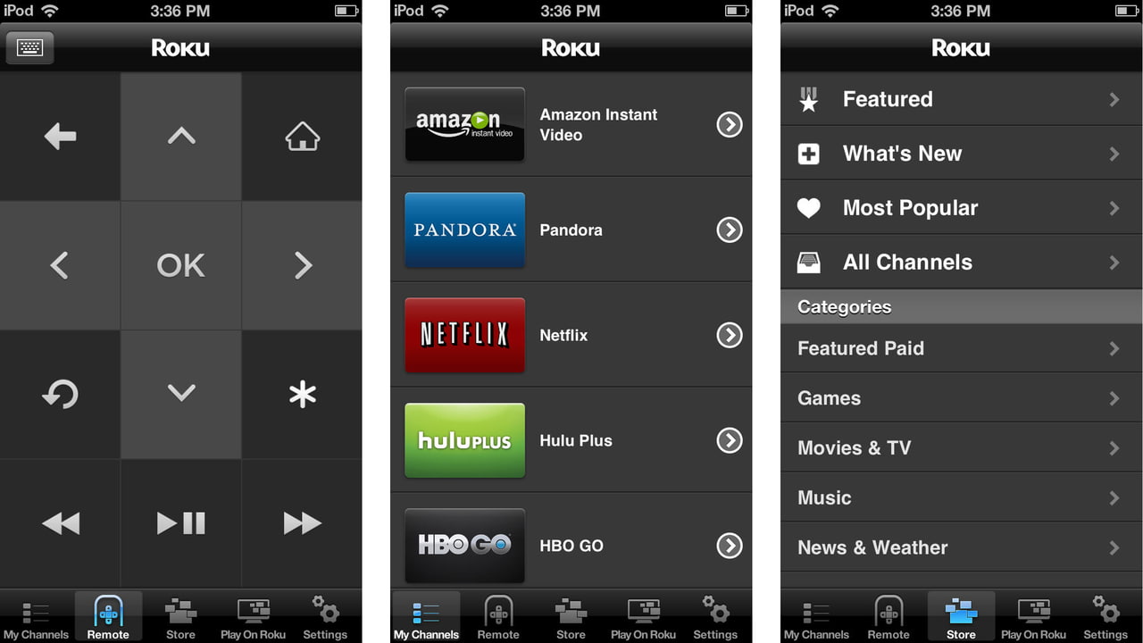 Roku App Updated to Stream iPhone Video to Roku Player