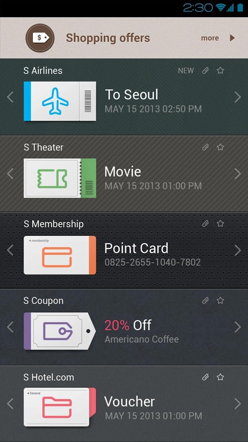 Samsung Releases Samsung Wallet, Its 'Passbook' App for Android