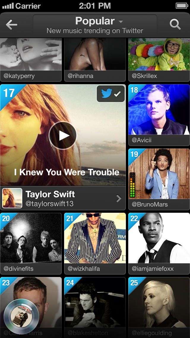 Twitter Updates #Music With New Ways to Discovery Artists, Scan Music Library Feature, and More