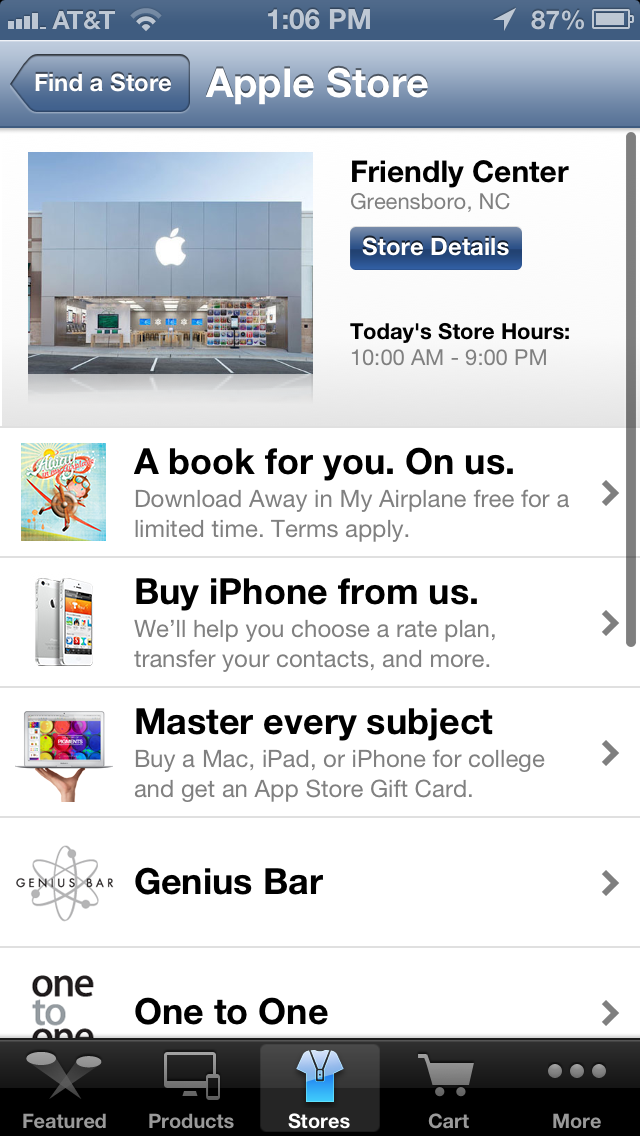 Apple Offers Free Book via the Apple Store App