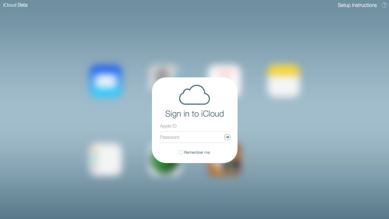 Icloud 7 Apple Unveils Revamped iCloud.com Beta With an iOS 7 Style Design ...