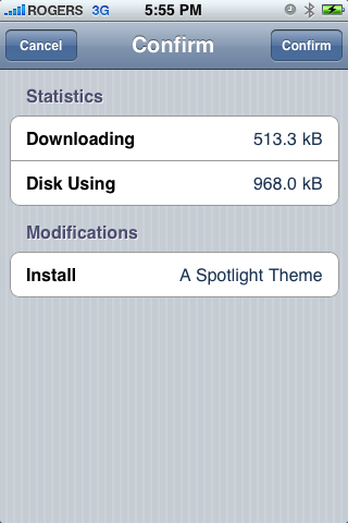 Cydia&#039;s Uppdatering Lägger till en Installationskö