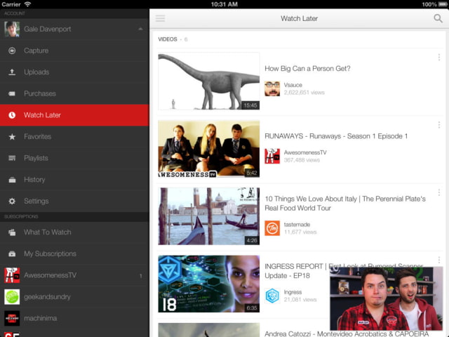 YouTube App Now Lets You Search While Watching Videos