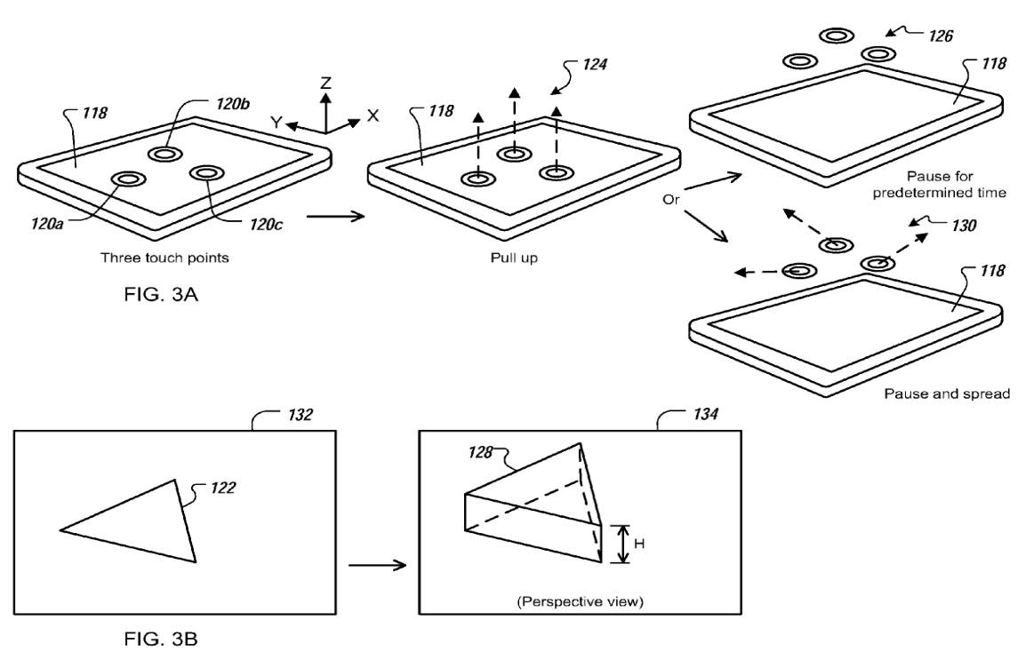 Apple Patents 3D Gesture User Interface for Touchscreens