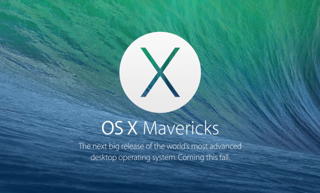 Apple Releases OS X Mavericks Developer Preview 6