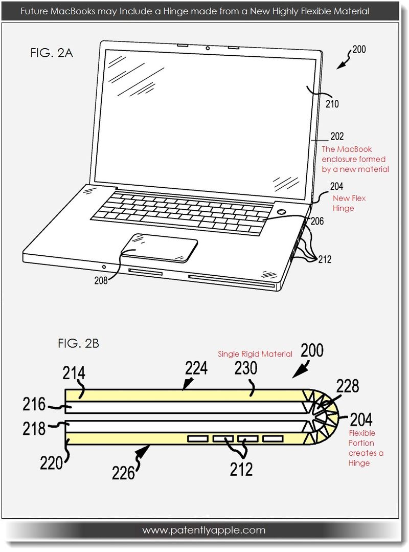 Apple Invents Method for Flexing Rigid Material Used for MacBook Enclosures