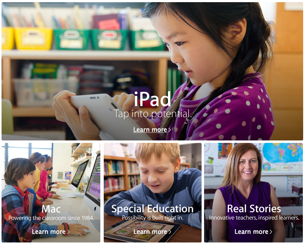 Apple Revamps Its Education Site