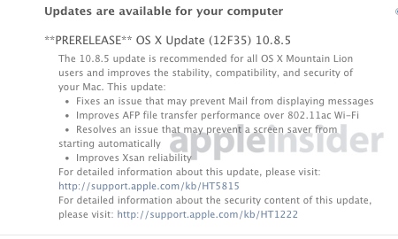 OS X 10.8.5 Fixes AFP File Transfer Speeds Over 802.11ac Wi-Fi, Could Be Released Today