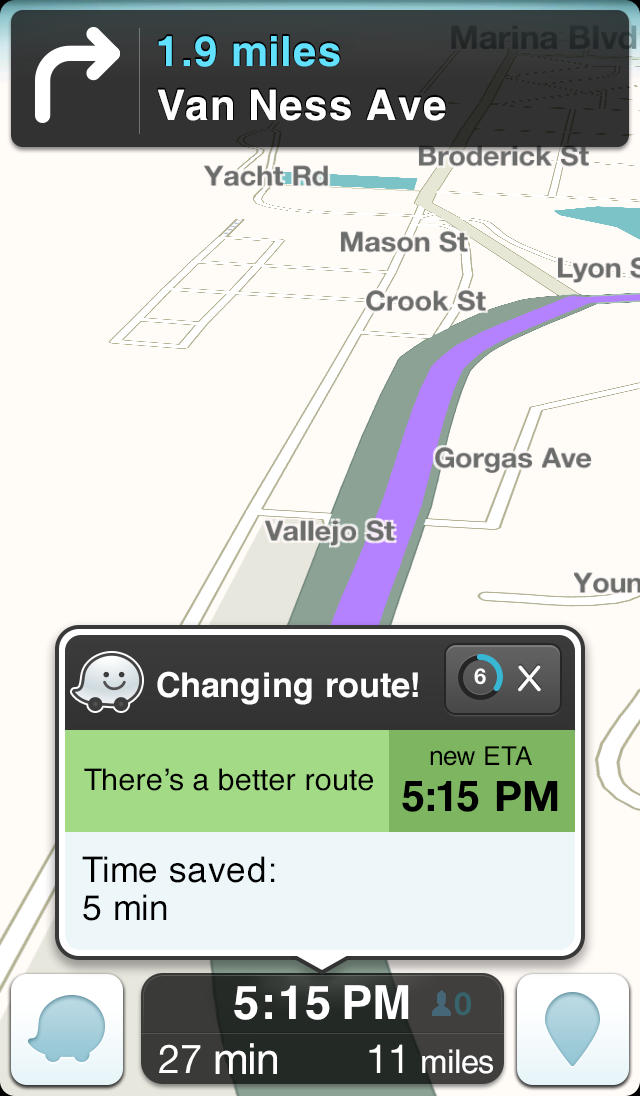 Waze Brings Cleaner Map UI, Sleep Mode, Search Bar on Map and More