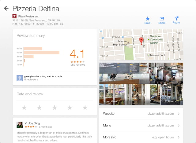 Google Maps Update Lets You Share Your Favorite Places via Google+