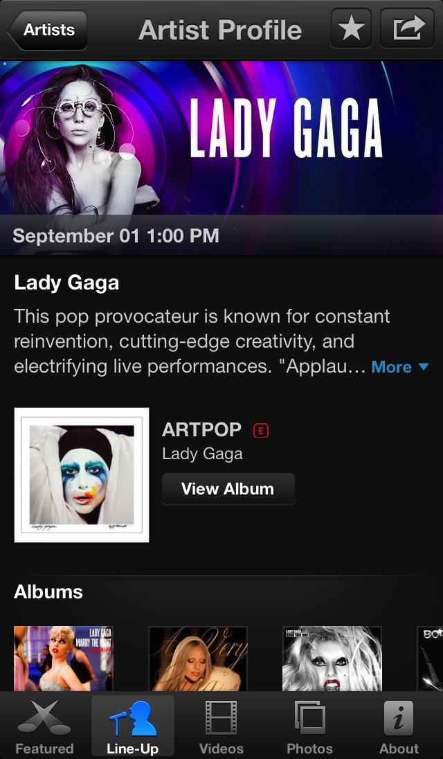Apple Adds Video Streaming to iTunes Festival App