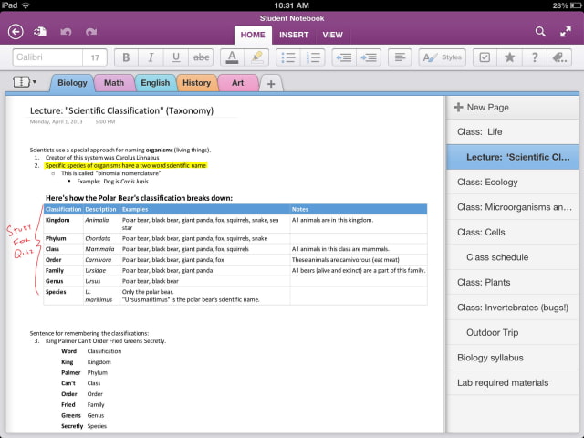 Microsoft Updates OneNote for iPad and iPhone