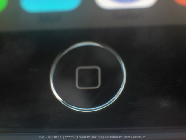 Designer Creates Mock Up of iPhone 5S Home Button Based On Leaked Packaging [Photos]