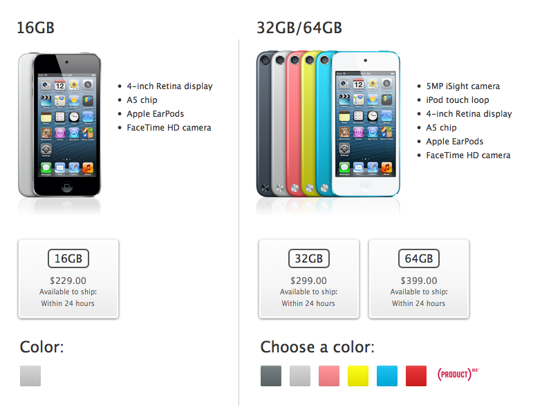 Apple Quietly Brings &#039;Space Gray&#039; Color to iPod Touch, iPod Nano, and iPod Shuffle