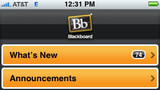 New Blackboard Learn for iPhone