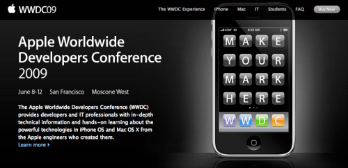 Apple Announces Dates for WWDC 2009