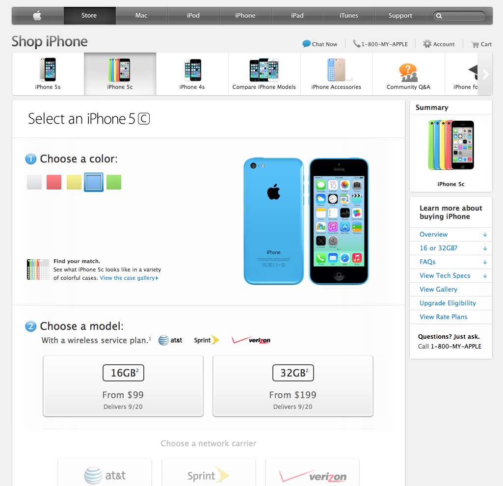 iPhone 5c Pre-Orders Are Now Live!